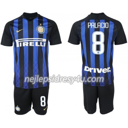 Fotbalový Dres Inter Milán PALACIO 8 Dětské Domácí 2018/19